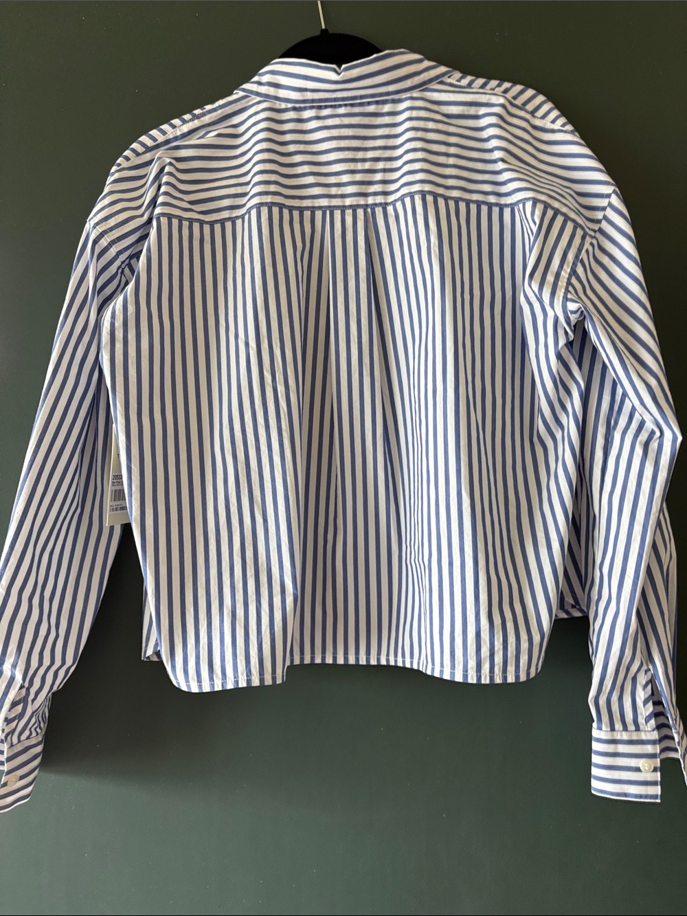 Tuckernuck Blue and White Vertical-Stripe Button Shirt - Picture 3 of 4